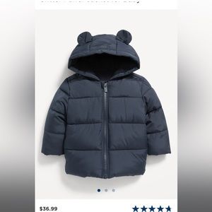 Old Navy puffer jacket NWT